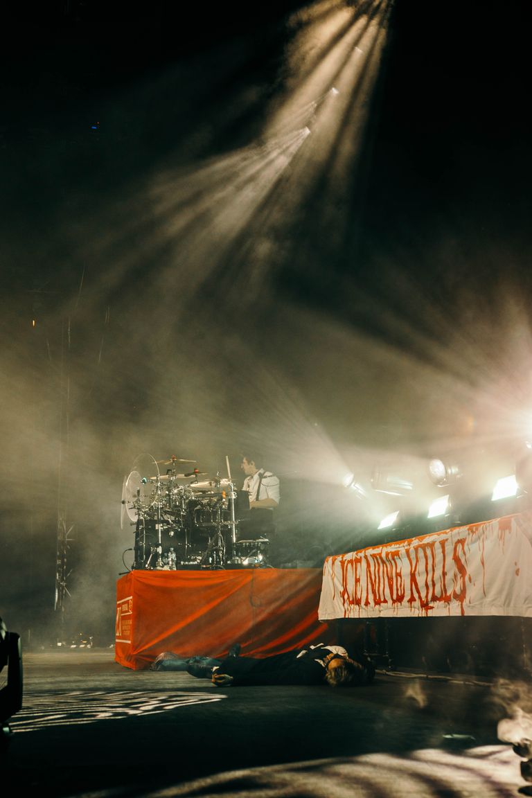 Ice Nine Kills performing live at AEC Arena in Adelaide